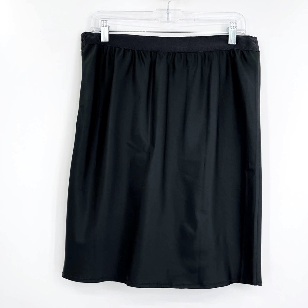 Club Monaco black mini skirt side zip